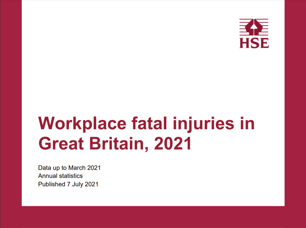 HSE releases workplace fatality figures for 2020/21