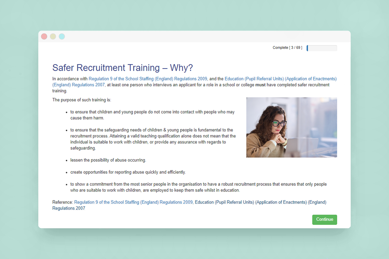 New eLearning course: Safer Recruitment